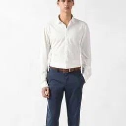 van heusen Men Mid-Rise Slim Fit Trousers-picture-13