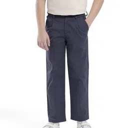 rare ones Boy Single-Pleat Straight Fit Trousers-picture-25