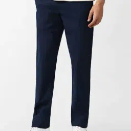 van heusen Men Mid Rise Slim Fit Trousers image 1