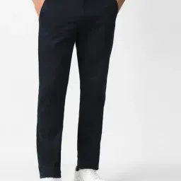 van heusen Men Mid Rise Slim Fit Trousers image 1