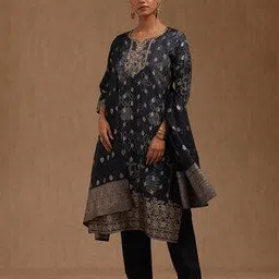 soch Women Embroidered Straight Kurta Suit Set-picture-19