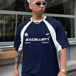 jump cuts Men Typographic Print Regular Fit Round-Neck T-Shirt-picture-14