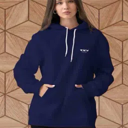 buythattrendz Women Graphic Print Regular Fit Hoodie image 1