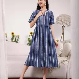 zelena Women Printed A-Line Dress-picture-42