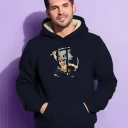 buda jeans co Men Regular Fit Typographic Hoodie-picture-24