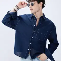vastrado Men Boxy Fit Spread-Collar Shirt-picture-46