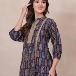 indie picks Cotton Printed Top-picture-15