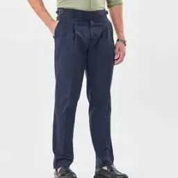 snitch Men Relaxed Fit High Rise Trousers-picture-49