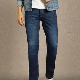 louis philippe Men Mid Rise Washed Jeans-picture-13