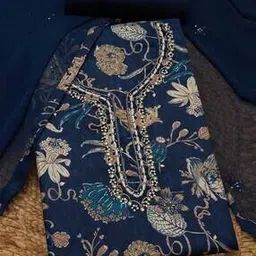 soch Women 3-Piece Floral Print Unstitched Dress Material-picture-32