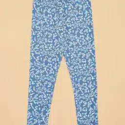 pantaloons junior Girls Printed Basic Leggings with Elasticated Waist-picture-12