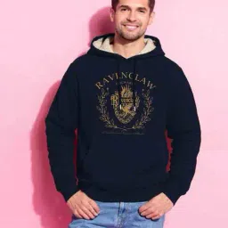 buda jeans co Men Typographic Print Regular Fit Hoodie image 1