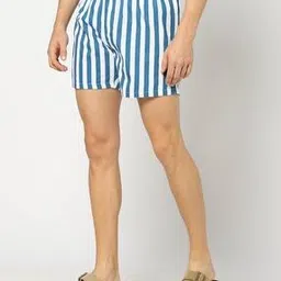 yousta Men Striped Cotton Shorts-picture-38