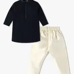 inf frendz Boys Embroidered Kurta & Pyjamas Set-picture-10