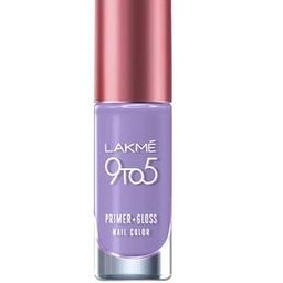 lakme 9 To 5 Primer + Gloss Nail Color - Lush Lavender-picture-14