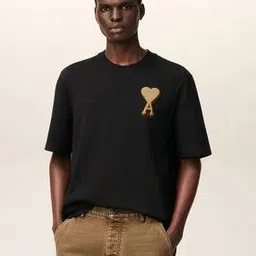 ami paris Men Logo Print Crew-Neck T-Shirt-picture-46