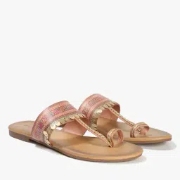 hi-attitude Women Embellished Toe-Ring Sandals image 1