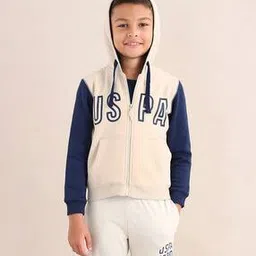 u.s. polo assn. Boys Brand Print Regular Fit Zip-Front Hoodie-picture-38