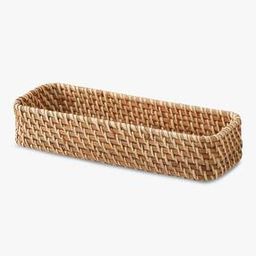 muji Stackable Rattan Rectangular Box- Small-picture-2