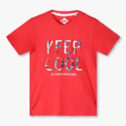 lee cooper Boys Graphic Print Regular Fit T-Shirt-picture-36
