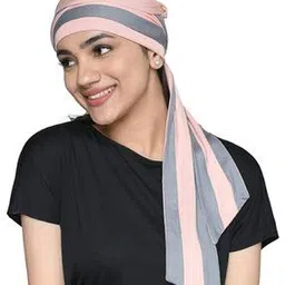 ths Women Striped Turban Cap-picture-43