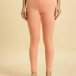 Women Ankle-Length Leggings with Elasticated Waist-picture-41