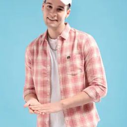 the indian garage co Checked Shirt with Logo Patch Pocket-picture-7
