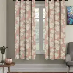 rrc Set of 2 Floral Print Window Curtains-picture-48