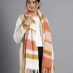 handicraft-palace Women Checked Reversible Acrylic Wool Winter Scarf-picture-51