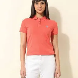 u.s. polo assn. Women Regular Fit Polo T-shirt-picture-30