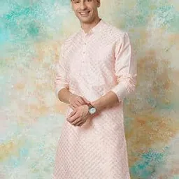 melange by lifestyle Men Long Kurta-picture-20