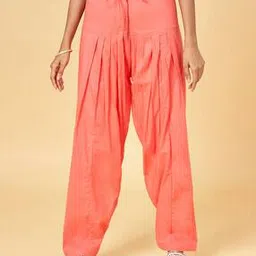 rangmanch by pantaloons Women Cotton Salwar with Drawstring Waist-picture-13