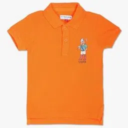 u.s. polo assn. Boys Graphic Print Regular Fit Polo T-Shirt-picture-15
