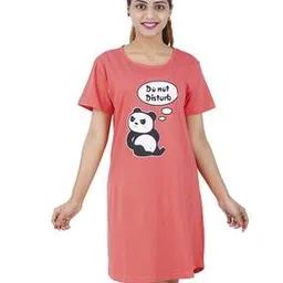 buythattrendz Women Regular Fit Graphic Nightshirt-picture-32