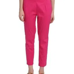 rangriti Pink Cotton Fusion Pants-picture-10