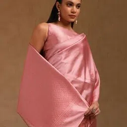  Women Tussar Saree with Tassels-image-47