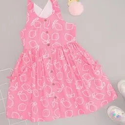 pantaloons junior Girls Printed A-Line Dress -picture-12