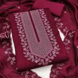 nyrika Women Embroidery Unstitched Dress Material-picture-25