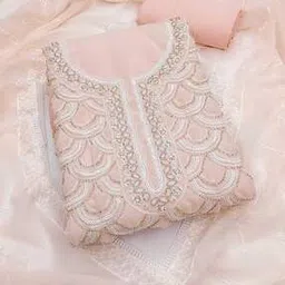 svaraa Women Embroidered 3-Piece Unstitched Dress Material-picture-37