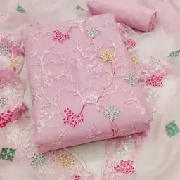 svaraa Women Embroidered Unstitched Dress Material-picture-23