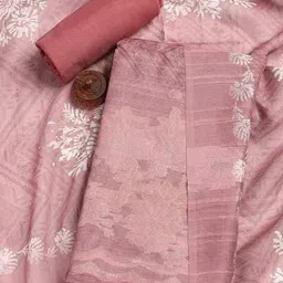 mbz.in by meena bazaar Women Self-design Unstitched Dress Material image 1