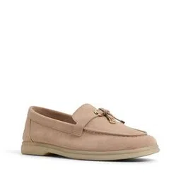 Women Round-Toe Slip-On Shoes with Metal Accent-image-4