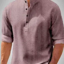 force Men Henley T-Shirt with Button Accent image 1