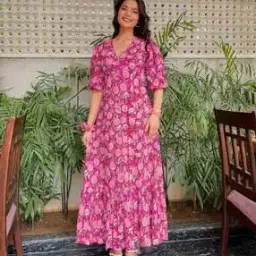 svaraa Women Floral Gown Dress-picture-26