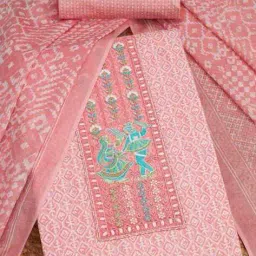 soch Women Embroidered 3-Piece Unstitched Dress Material image 1