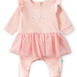 juscubs Baby Cartoon Print Rompers image 1
