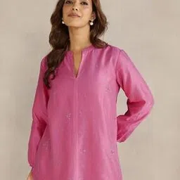 Women Embroidered Straight Tunic-image-16