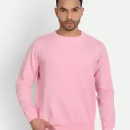Men Regular Fit Crew-Neck Sweatshirt-image-9