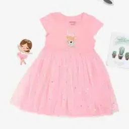 pantaloons baby Graphic Print A-Line Dress-picture-33