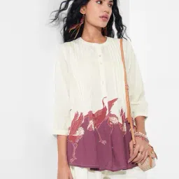akkriti by pantaloons Women Printed Cotton Tunic image 1